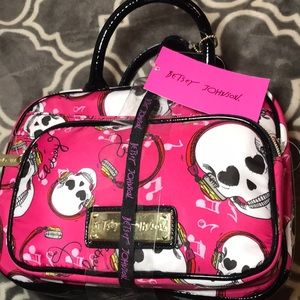 Betsey Johnson Music Head 2pc Weekender